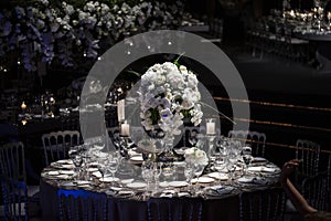 Decorative Venue Design, Luxury Dining Event Decor photo